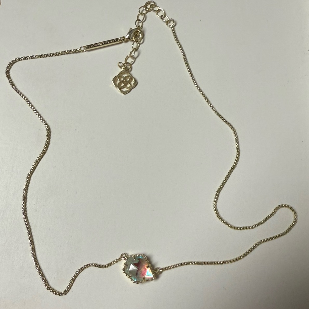 Kendra Scott Dichroic Glass Tess Pendant Necklace